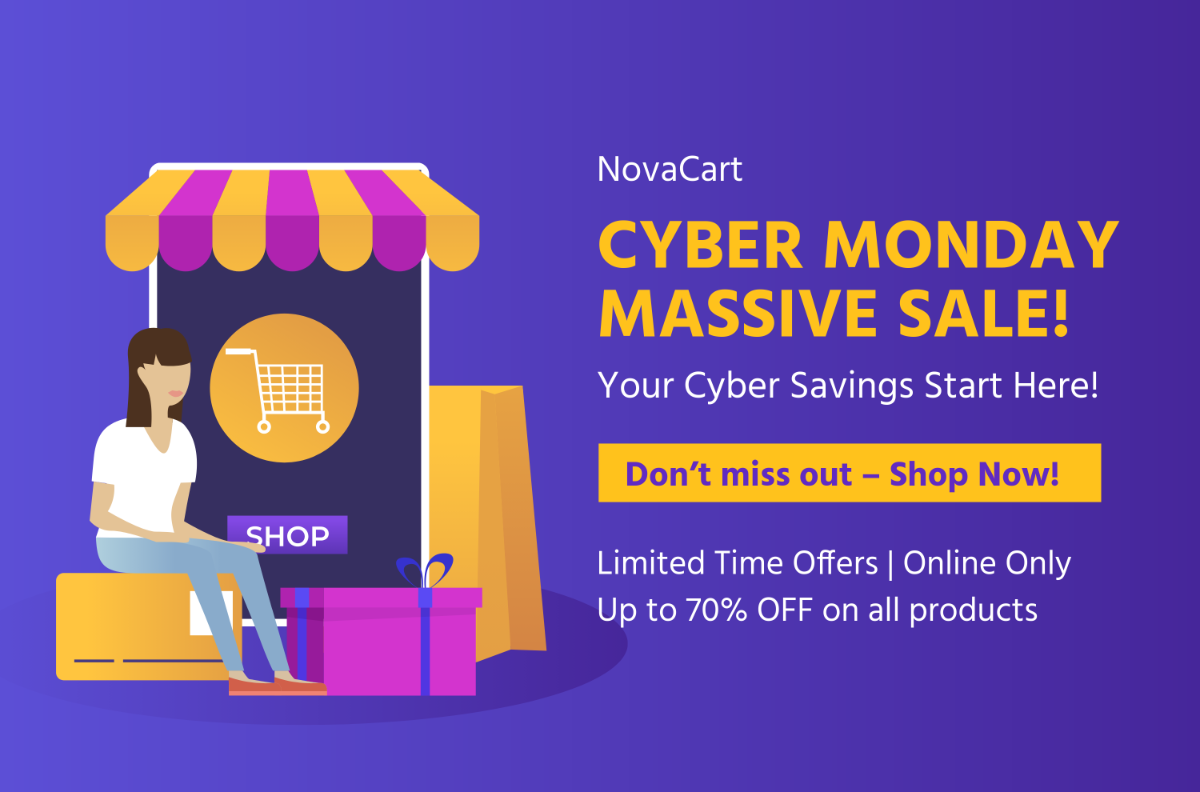 Cyber Monday Banner Template