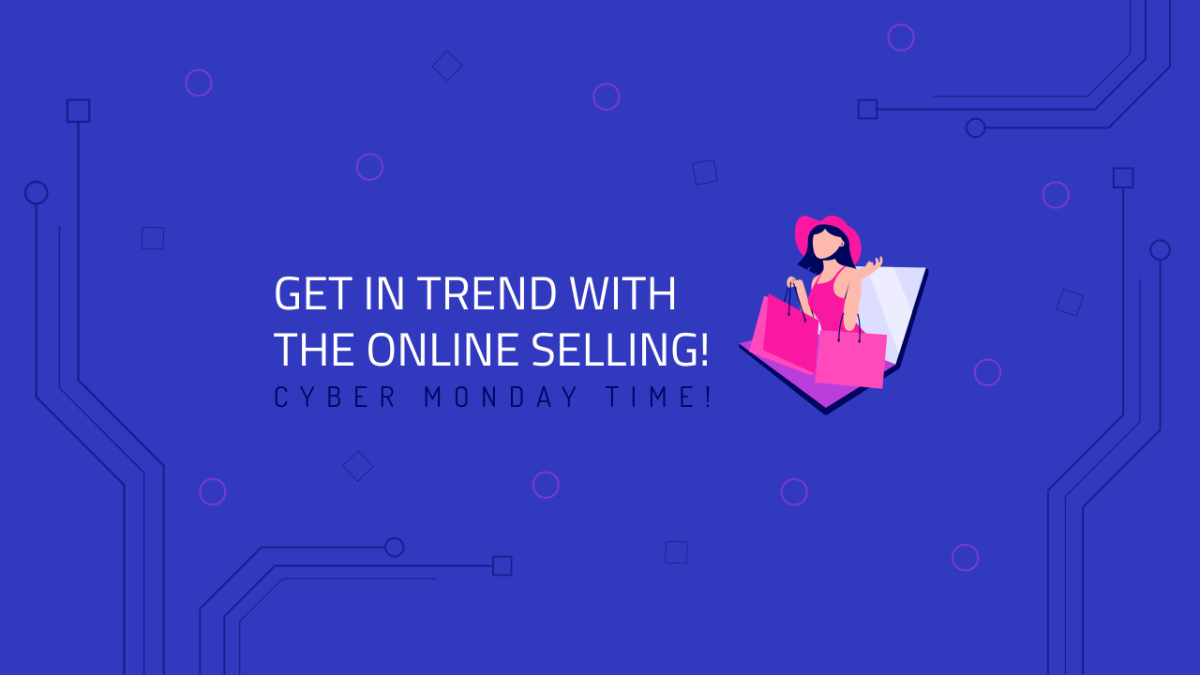 Cyber Monday Youtube Banner Template