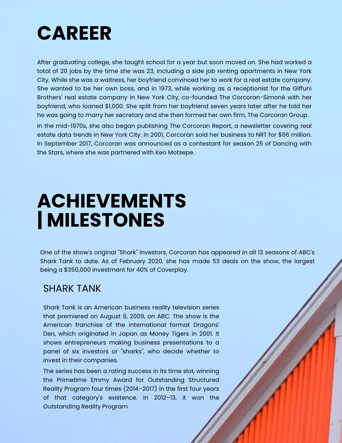 Free Realtor Biography Template to Edit Online