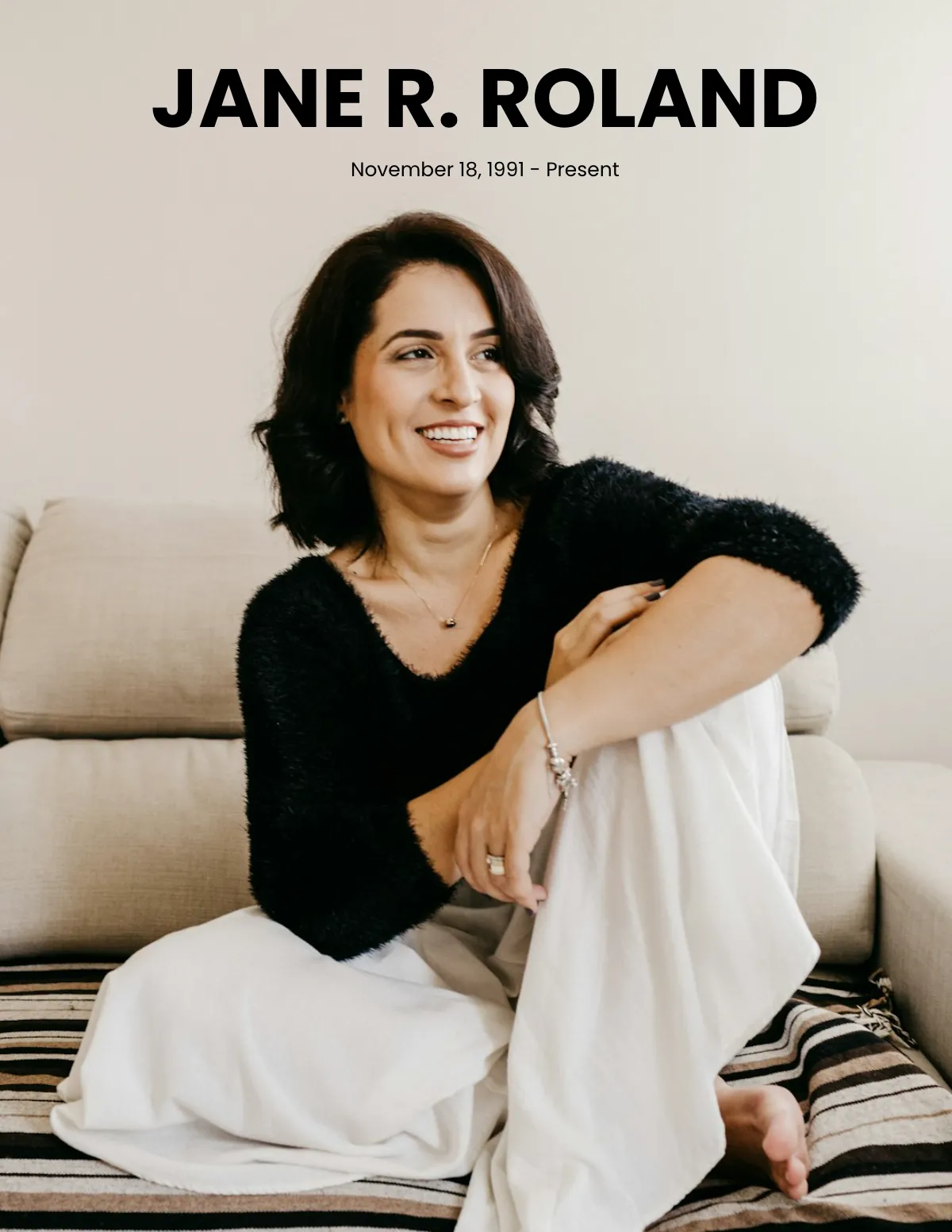 Free Instructor Biography Template to Edit Online