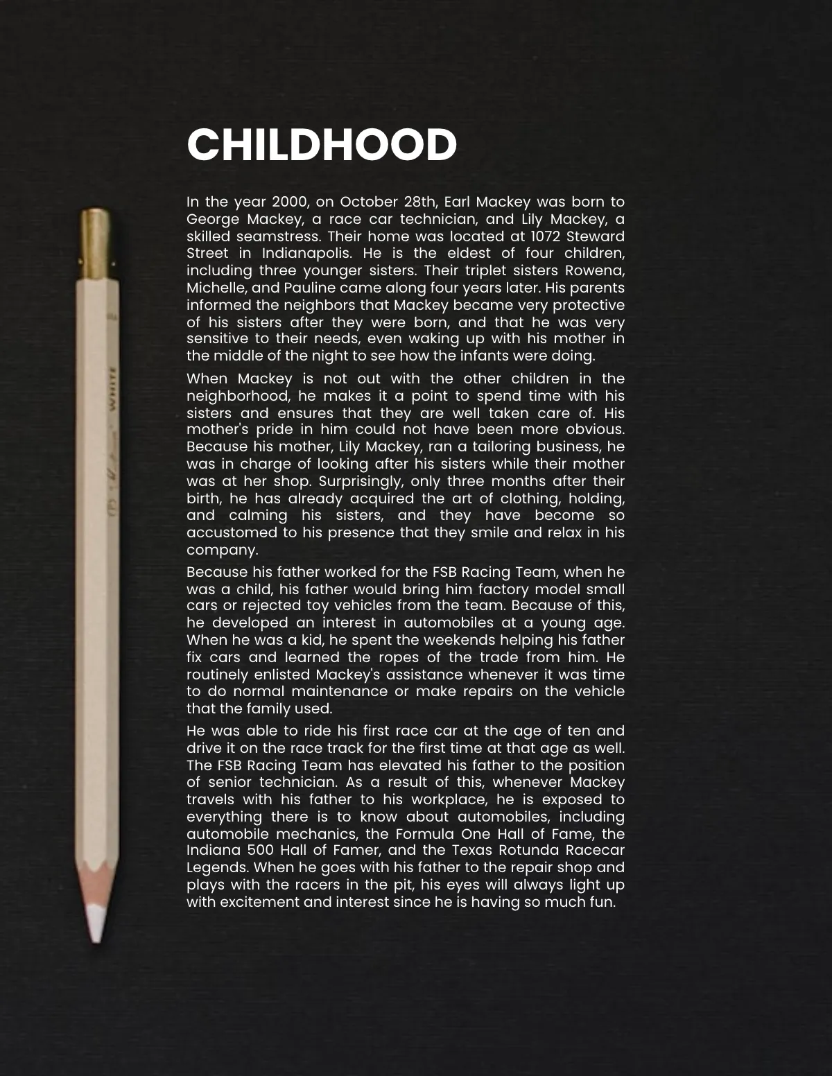 Free Blank Biography Template to Edit Online