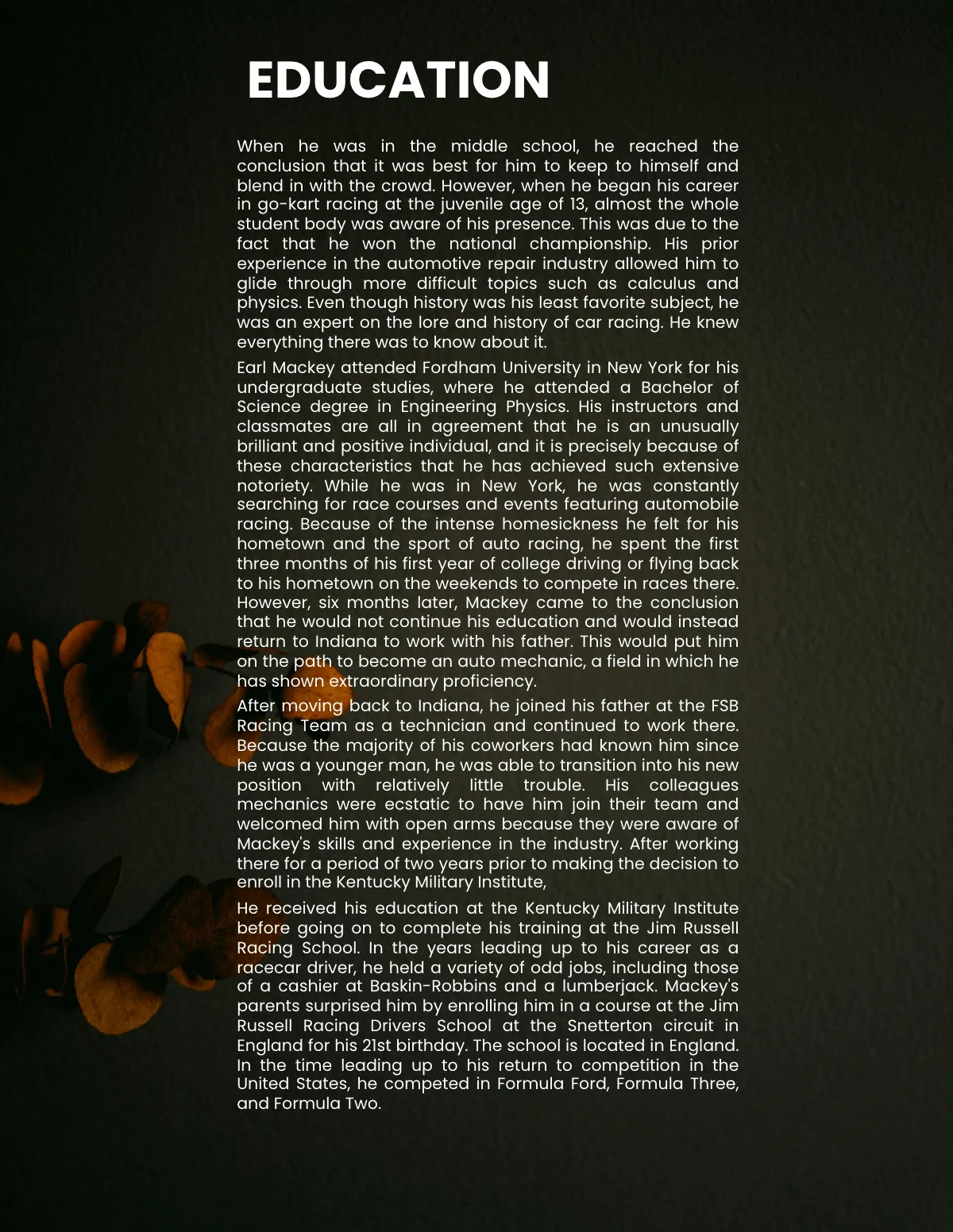 Free Blank Biography Template to Edit Online