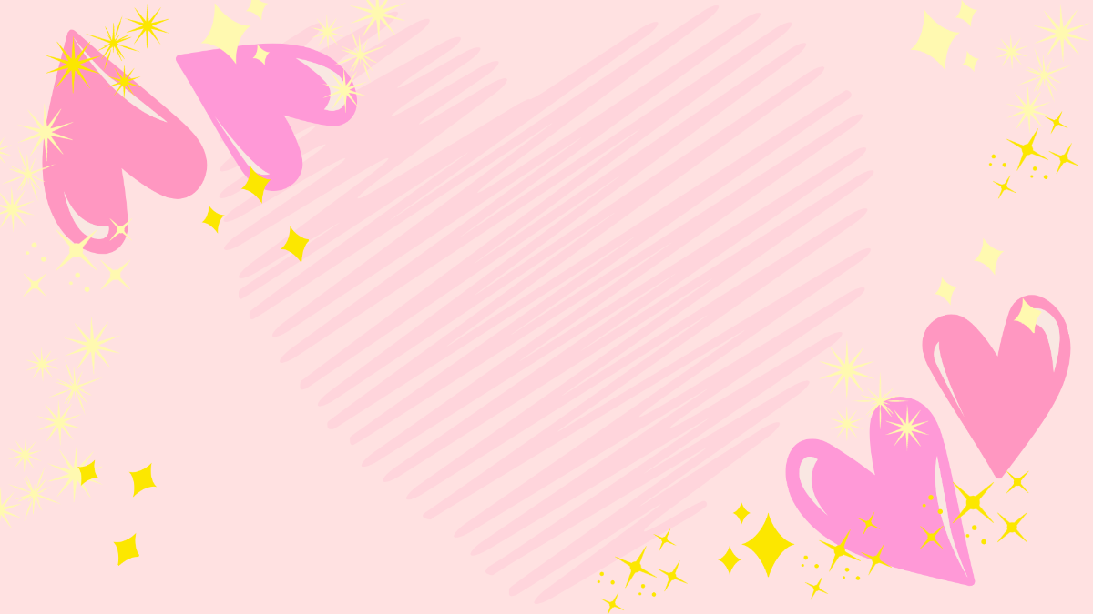 Pink Glitter Love Background Template