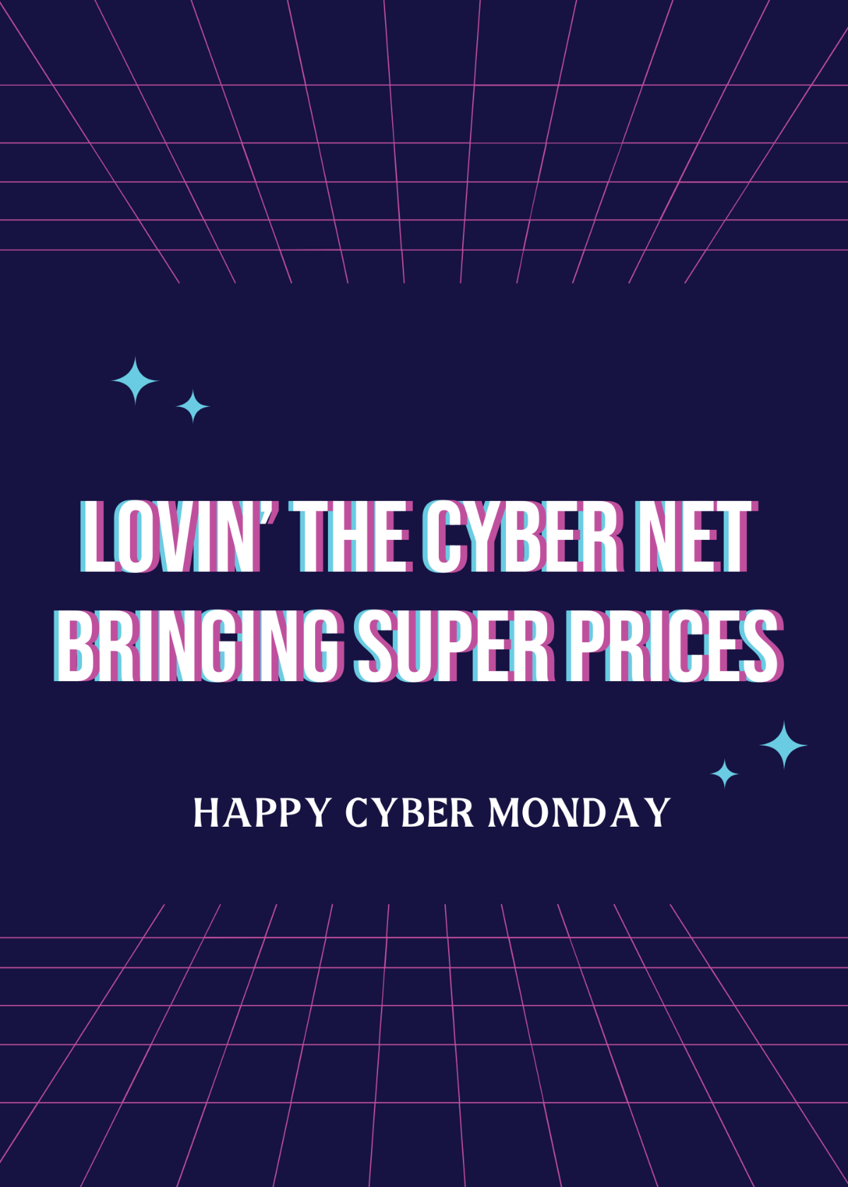 Cyber Monday Greeting Template