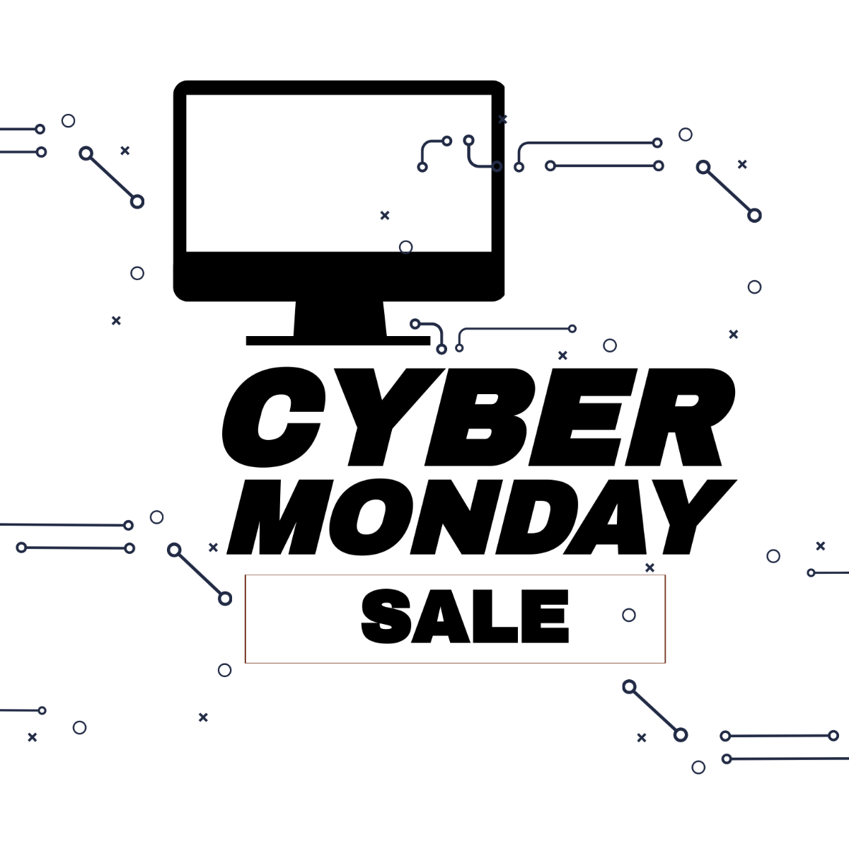 Cyber Monday Image Drawing