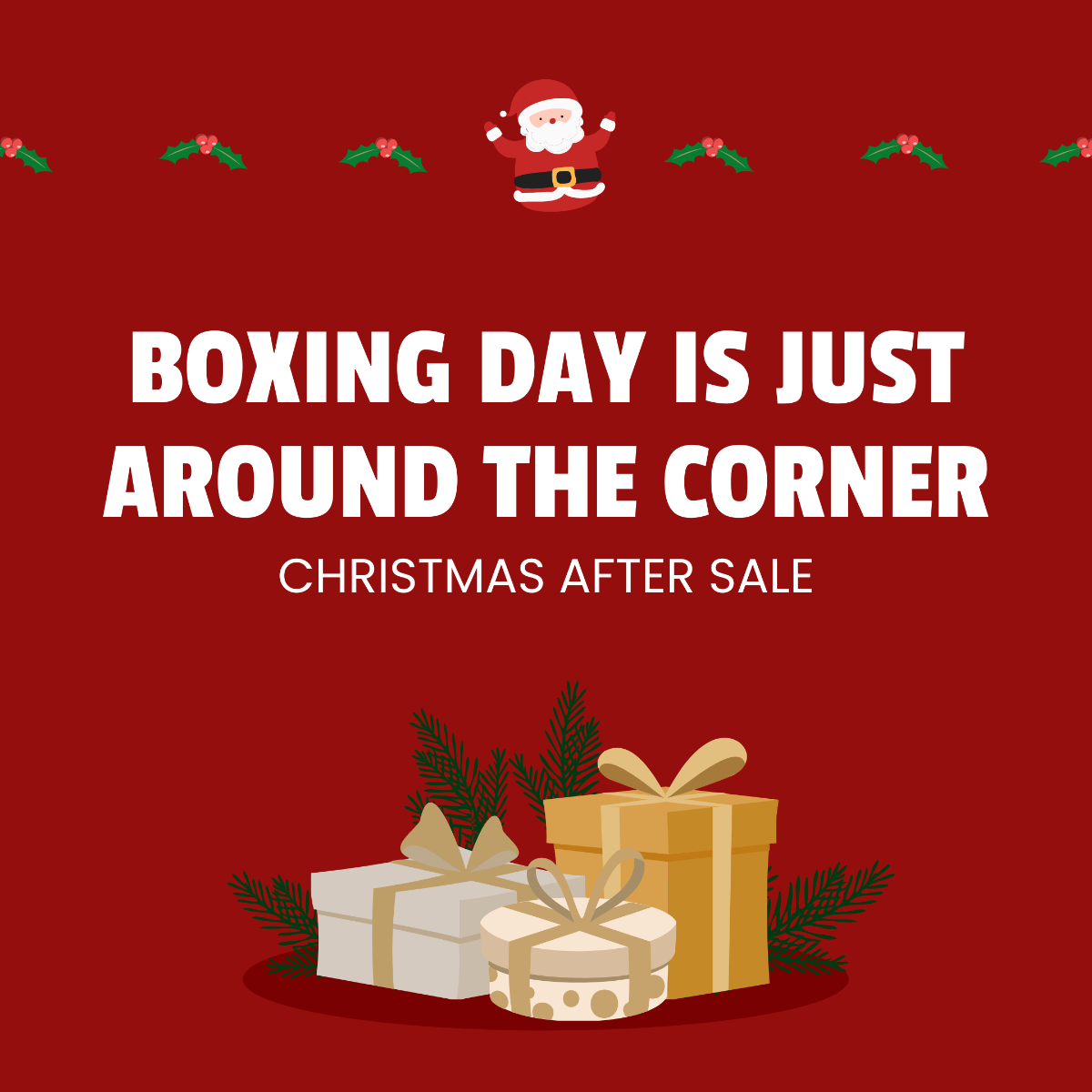 Boxing Day Instagram Ads Template