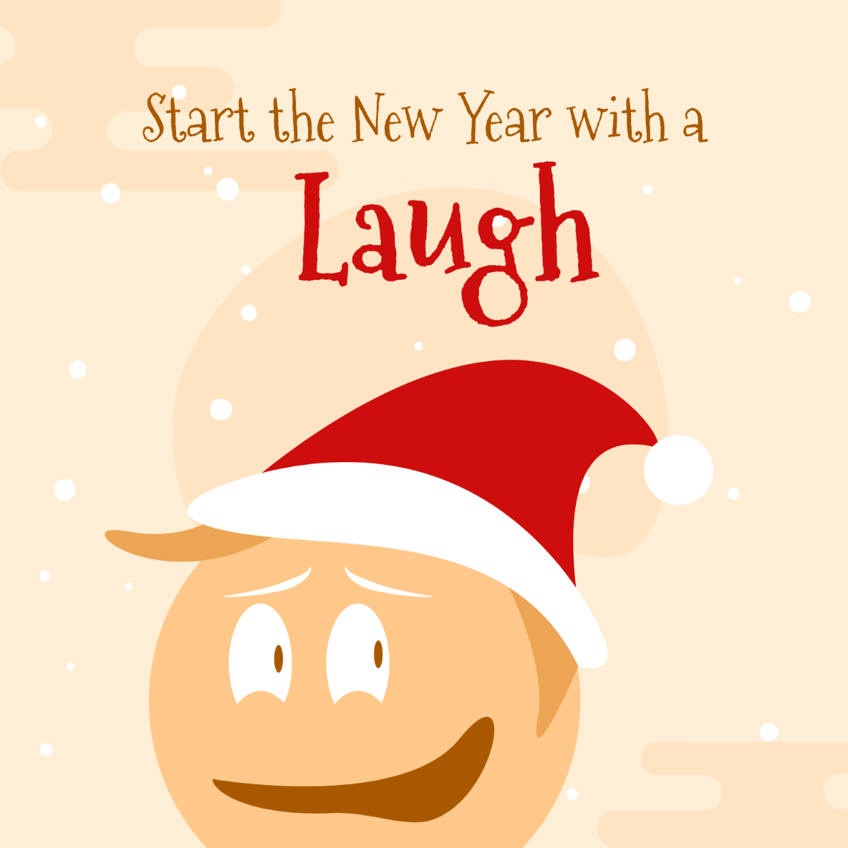 New Year's Day Meme Vector Template