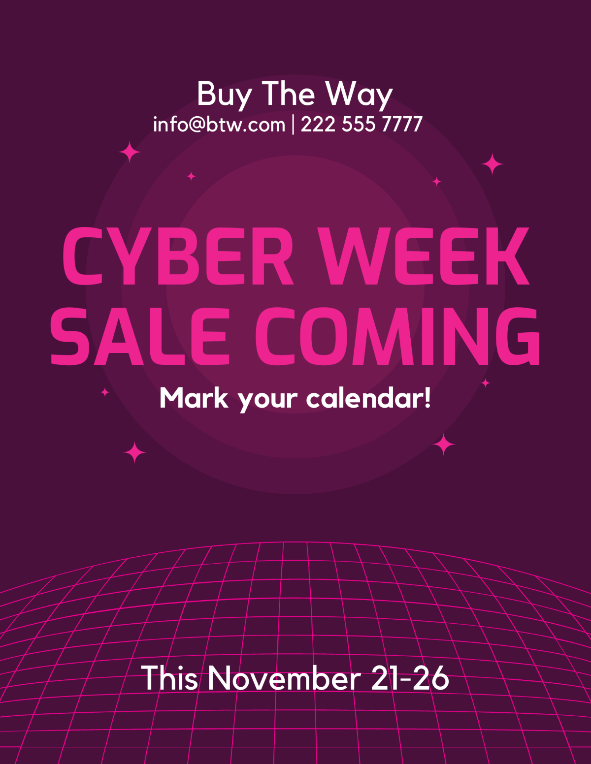 Creative Cyber Monday Flyer Template