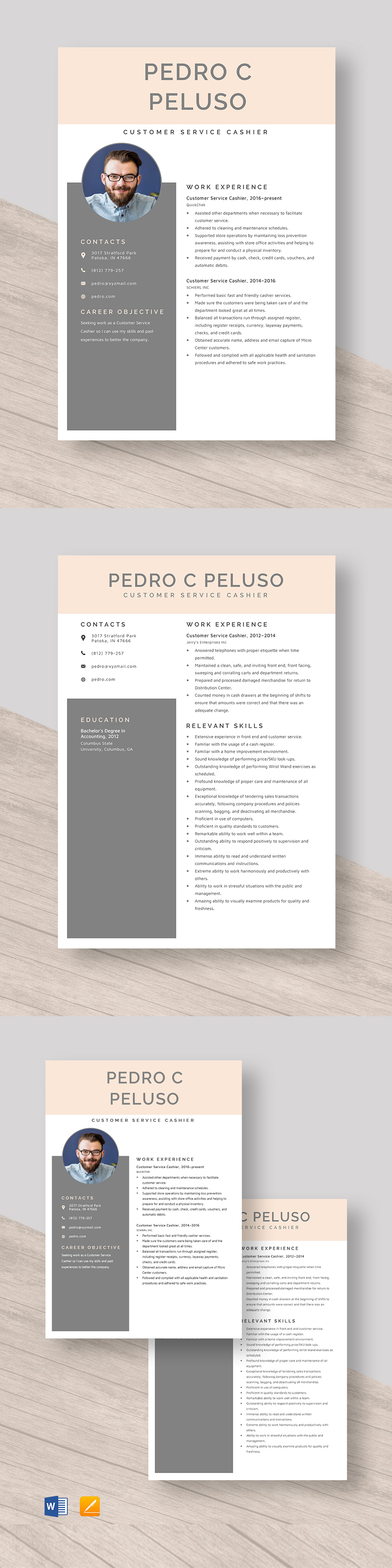 cage-cashier-resume-template-word-apple-pages-template