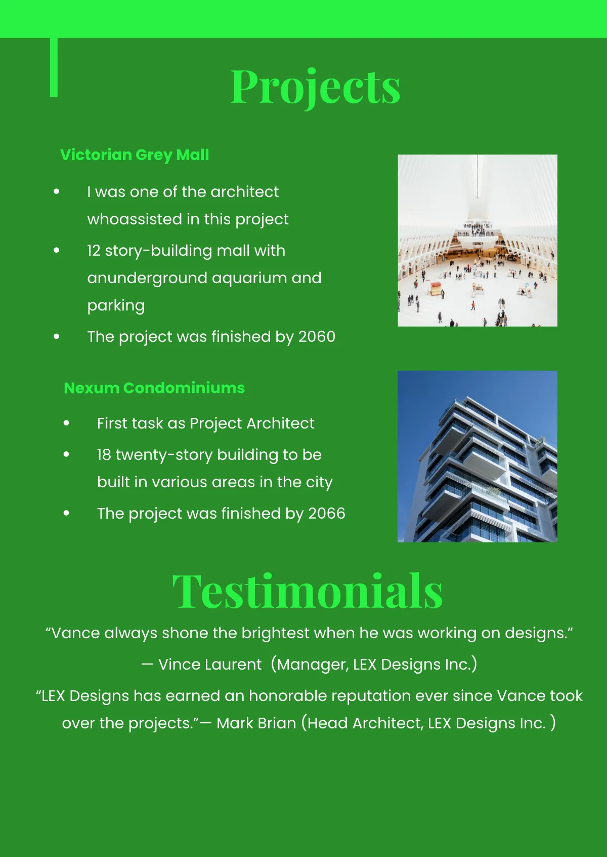 Free Architecture Company Portfolio Template to Edit Online