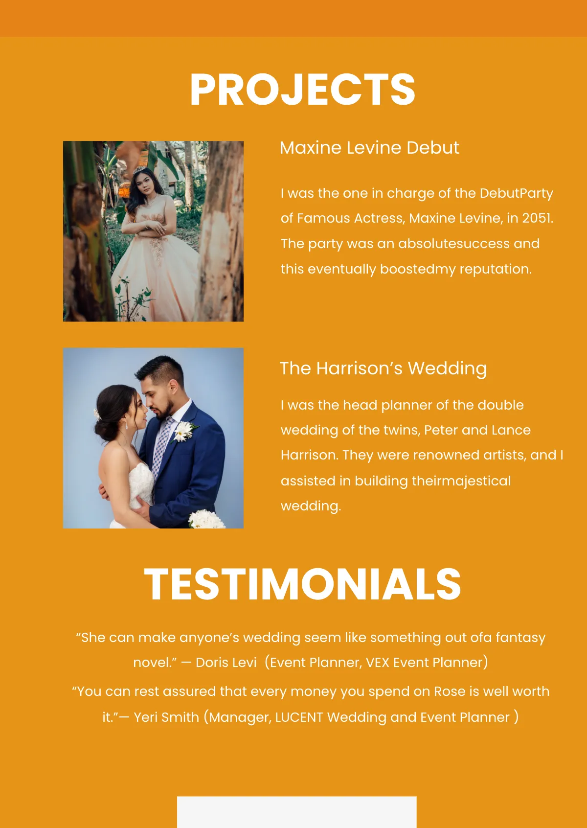 Free Simple Company Portfolio Template to Edit Online