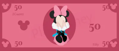 Free Disney Play Money Template to Edit Online