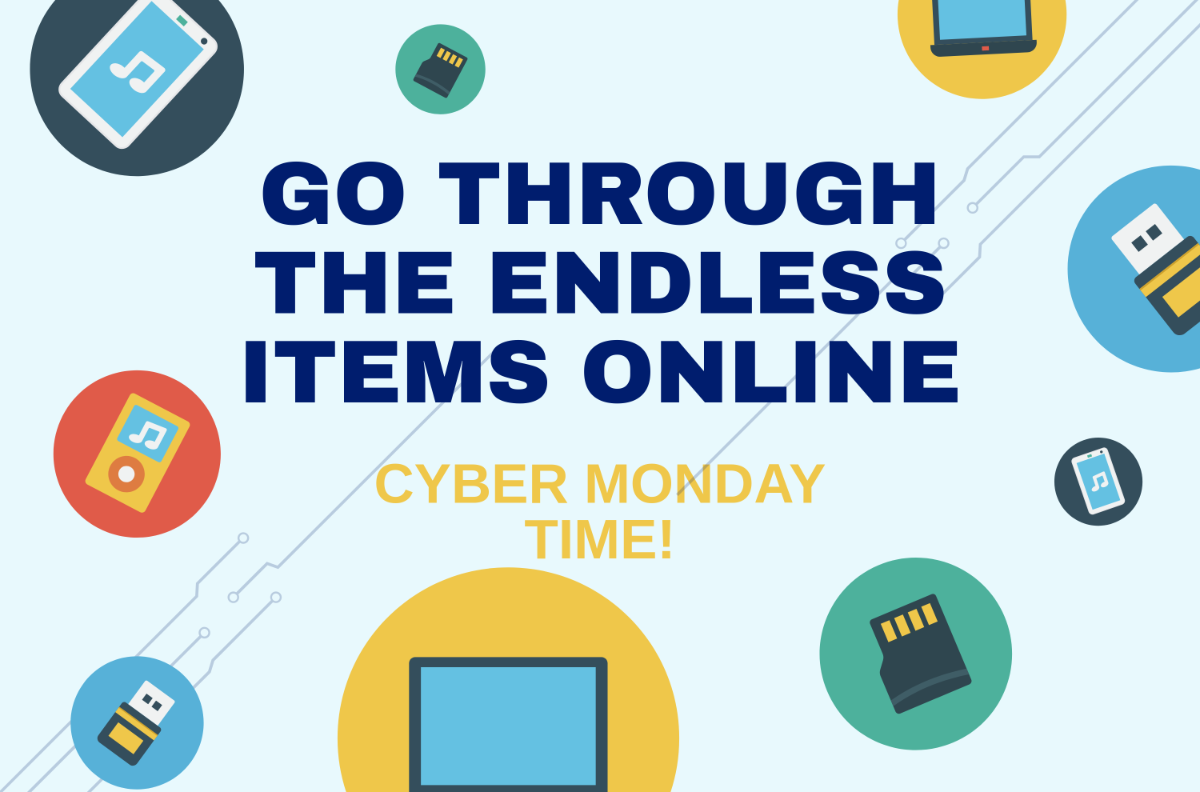 Free Happy Cyber Monday Banner Template