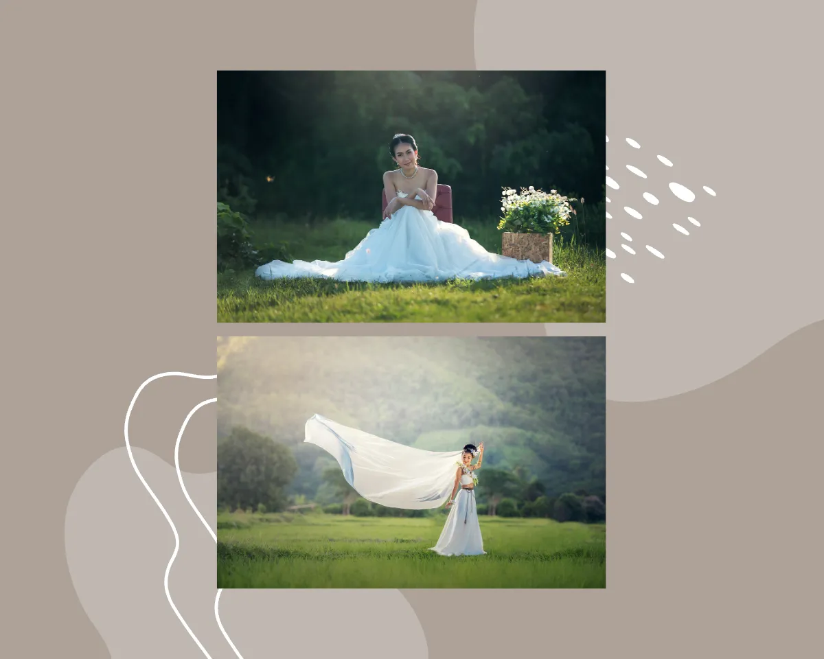 Free Blank Wedding Album Template to Edit Online