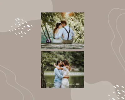 Free Blank Wedding Album Template to Edit Online
