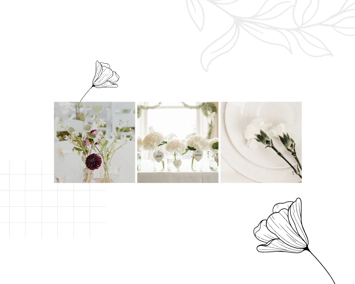 Free White Wedding Album Template to Edit Online