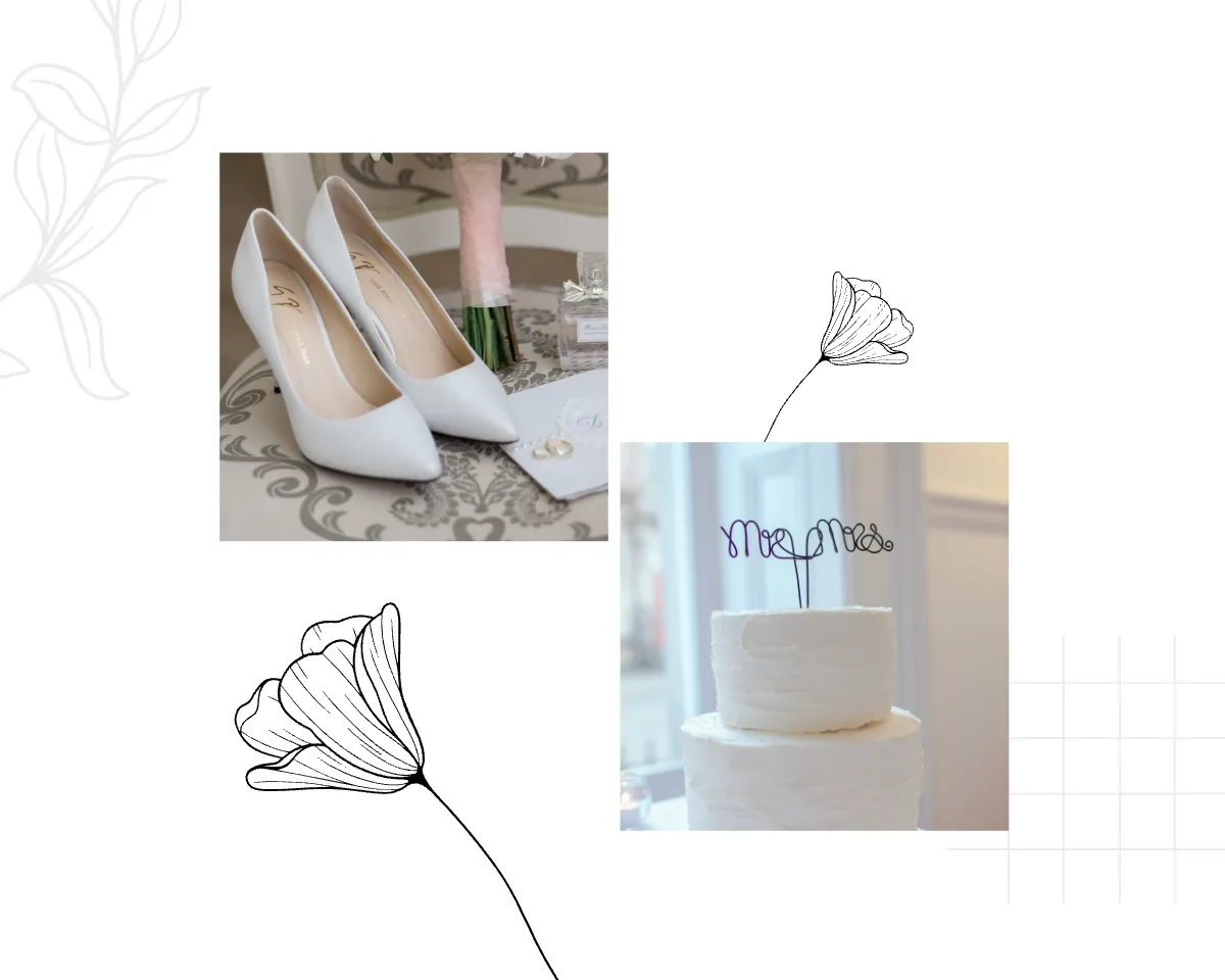 Free White Wedding Album Template to Edit Online