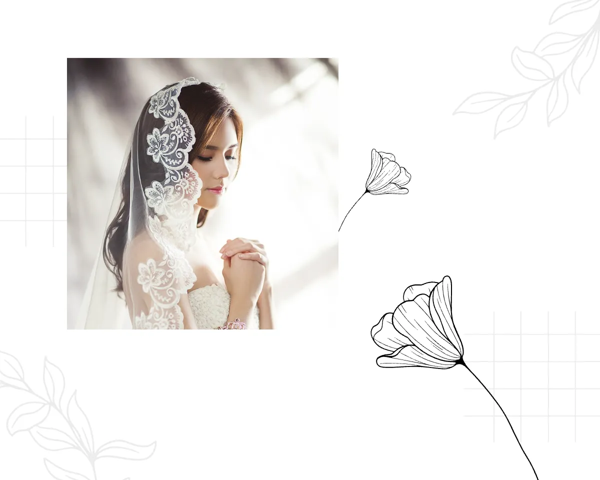 Free White Wedding Album Template to Edit Online