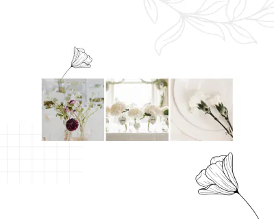 Free White Wedding Album Template to Edit Online