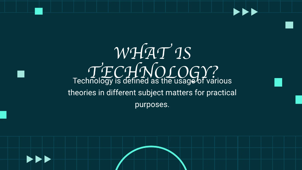 Free Technology  Infographic Presentation Template to Edit Online