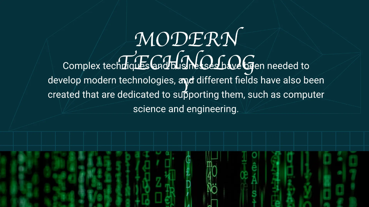 Free Technology  Infographic Presentation Template to Edit Online