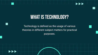 Free Technology  Infographic Presentation Template to Edit Online