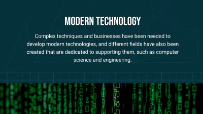 Free Technology  Infographic Presentation Template to Edit Online