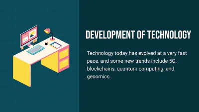 Free Technology  Infographic Presentation Template to Edit Online