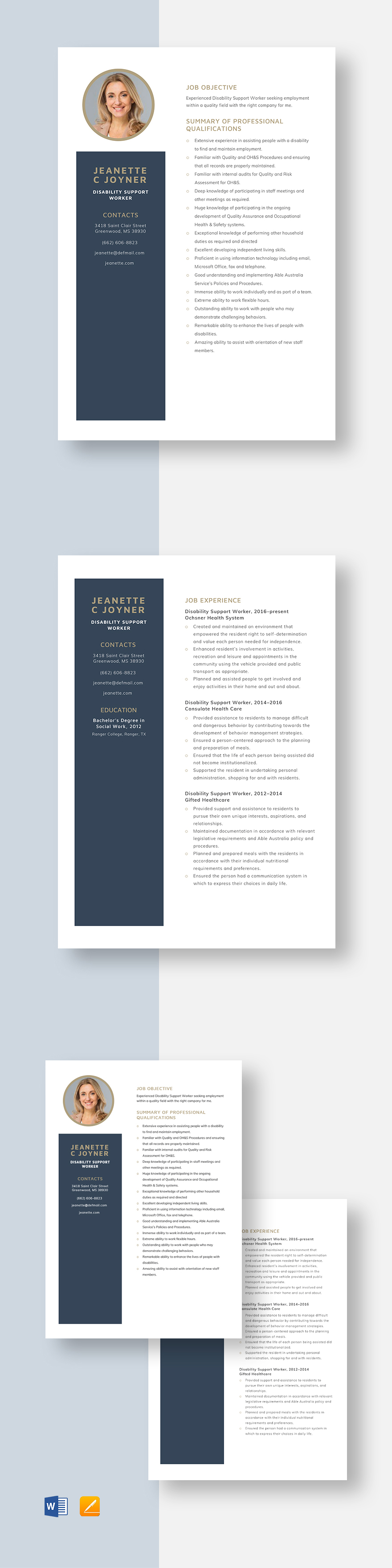 free-disability-support-worker-resume-template-word-apple-pages