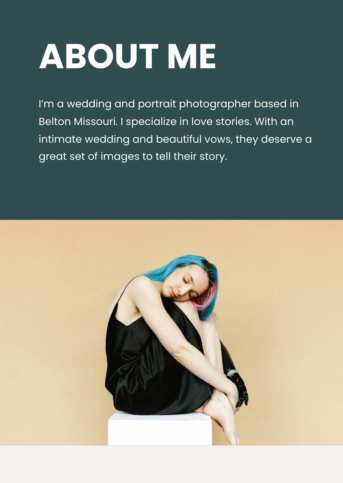 Free Fine Art Photography Portfolio Template to Edit Online