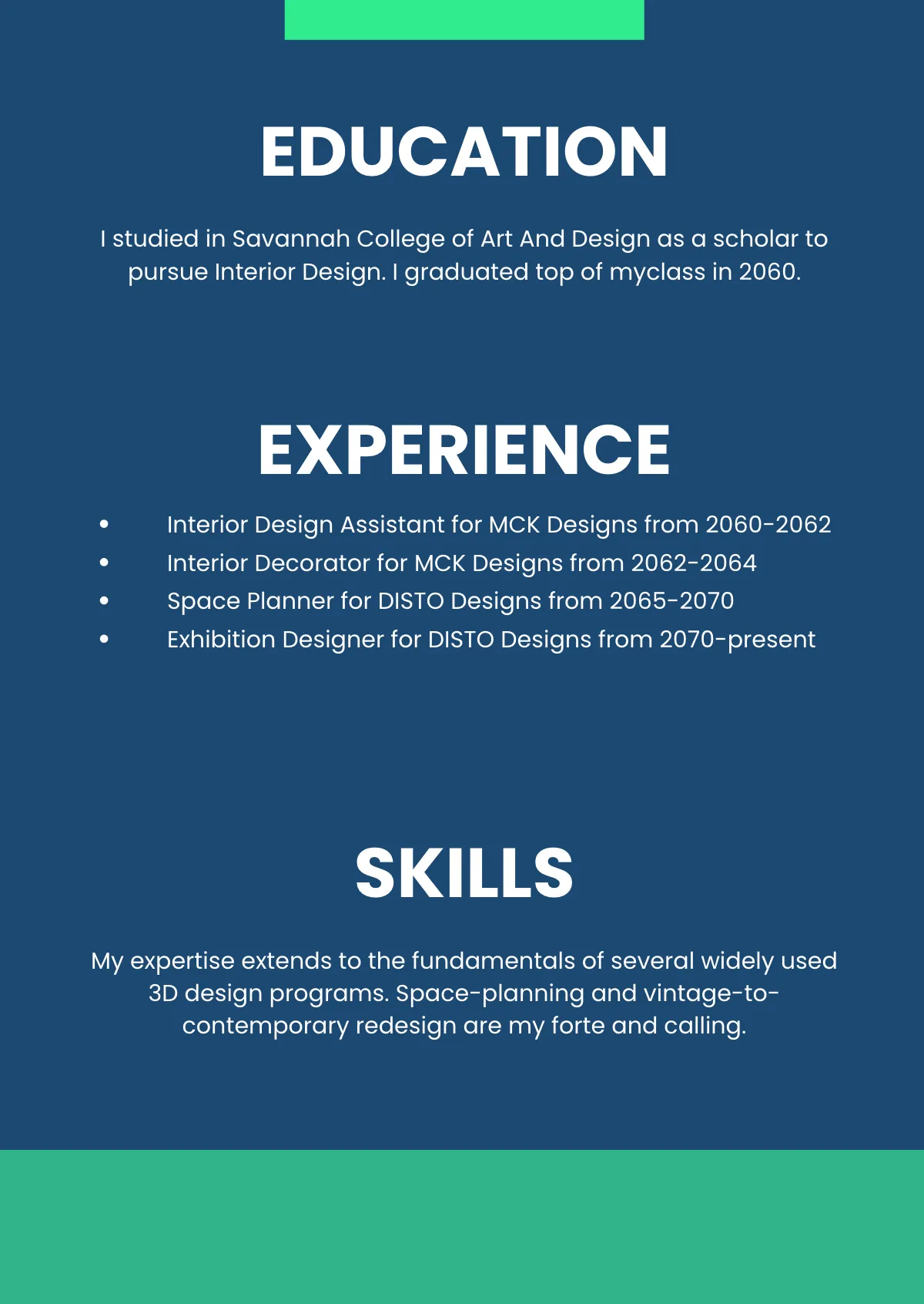 Free Interior Design Company Portfolio Template to Edit Online