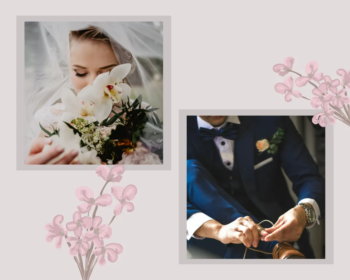 Free Vintage Wedding Album Template to Edit Online
