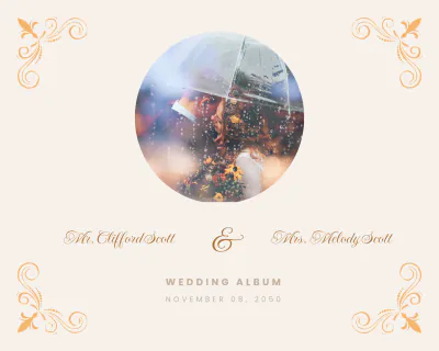 Free Classic Wedding Album Template to Edit Online
