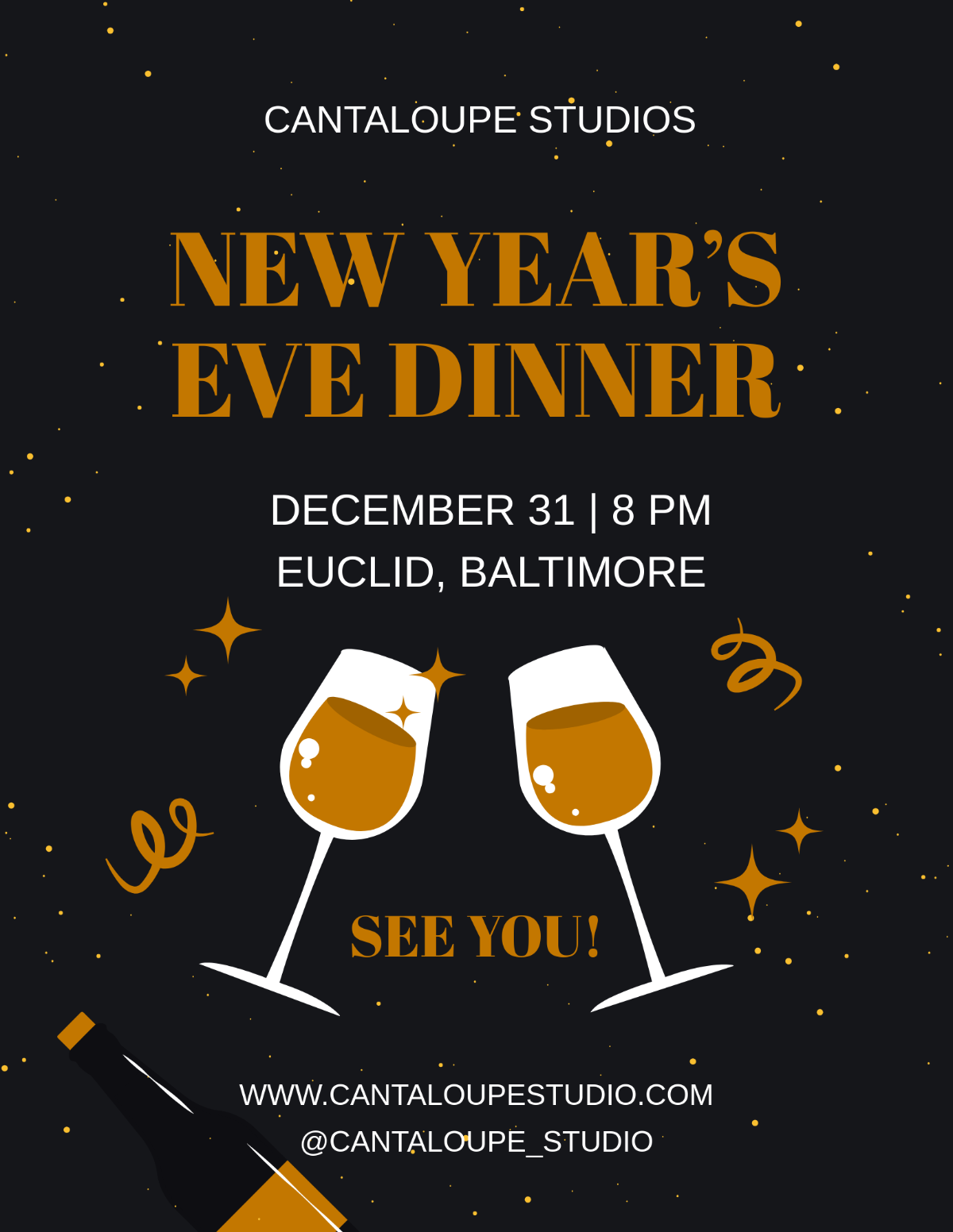 New Year's Eve Event Flyer