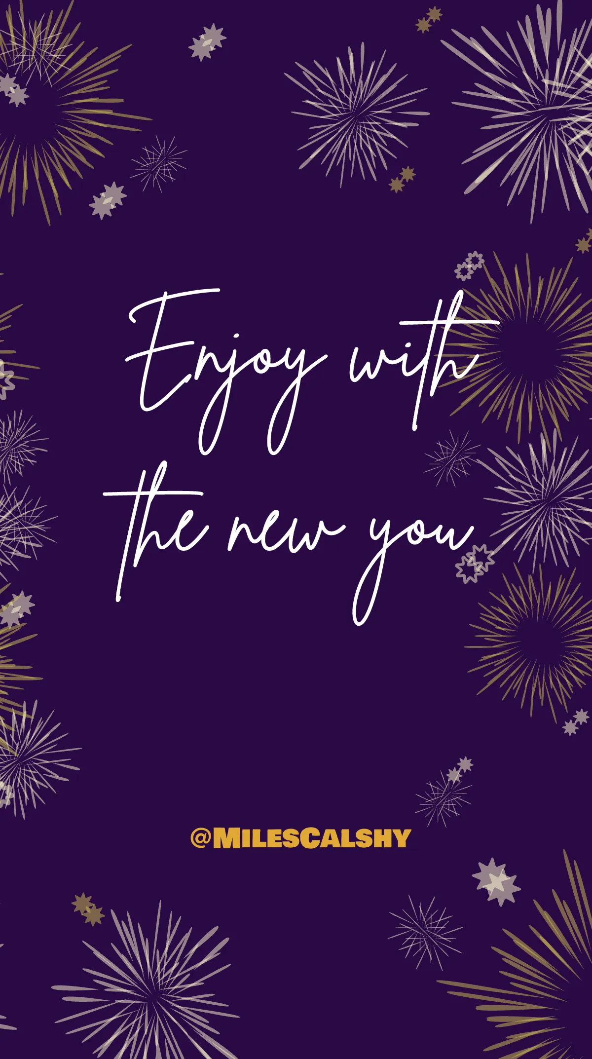 Free New Year's Eve Instagram Story Template to Edit Online