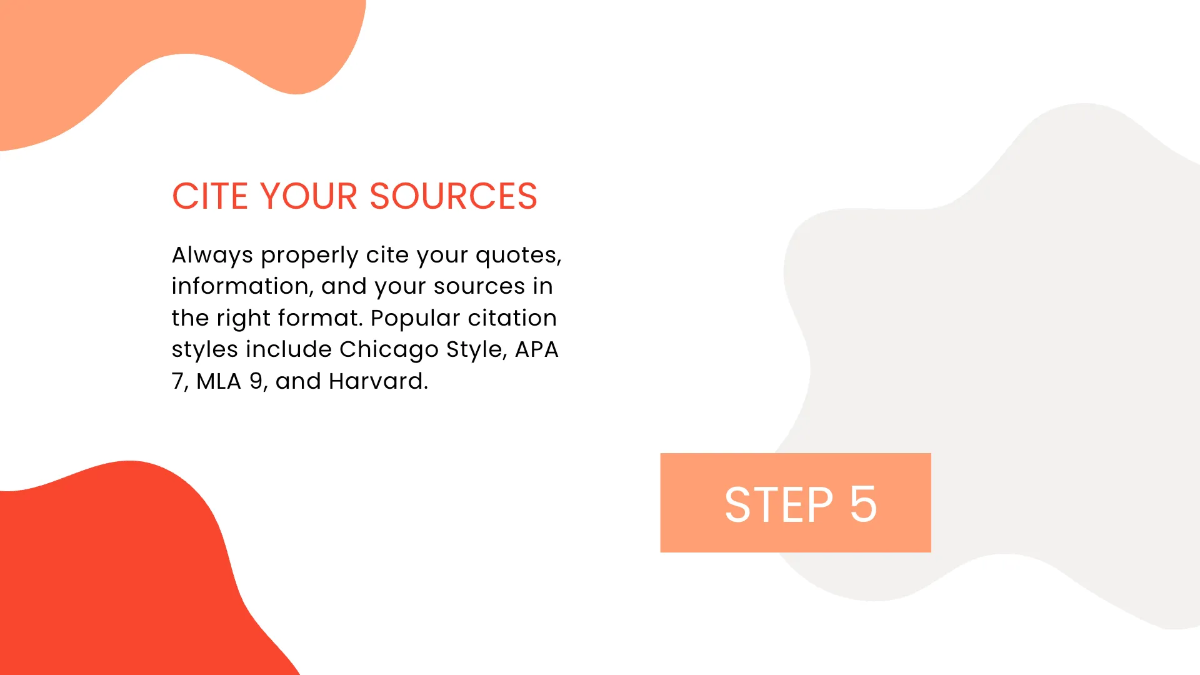Free Research Infographic Presentation Template to Edit Online
