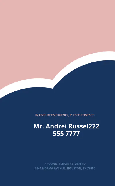 Free Blank Office ID Card Template to Edit Online