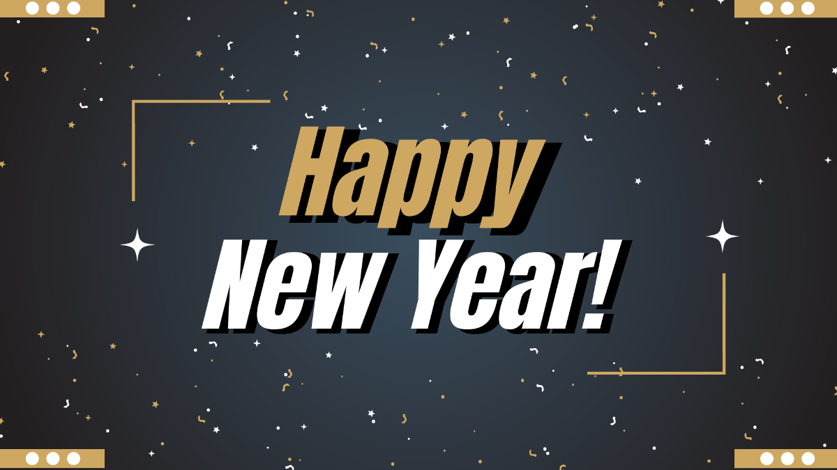 New Year's Eve Gradient Background Template