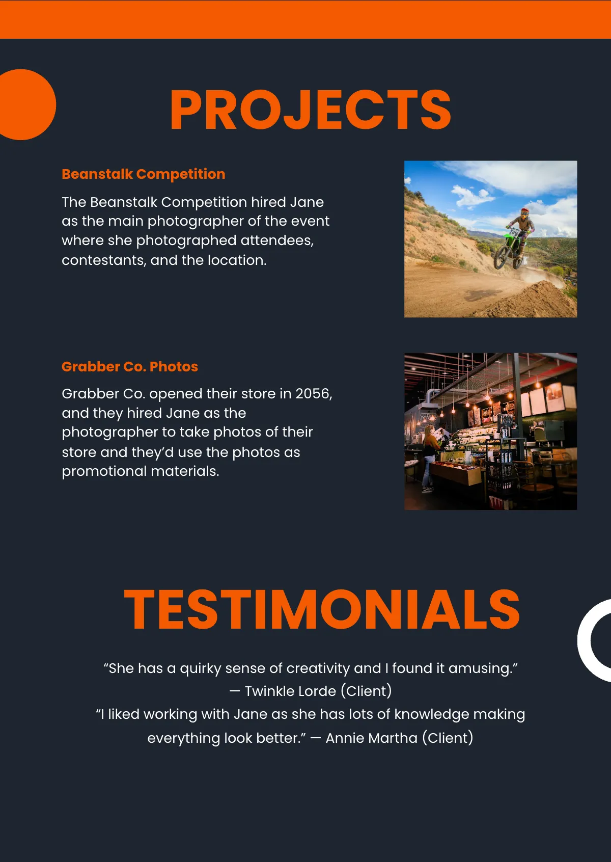 Free Modern Photography Portfolio Template to Edit Online