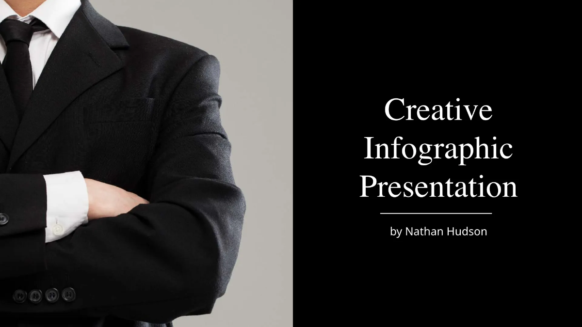 Free Creative Infographic Presentation Template to Edit Online