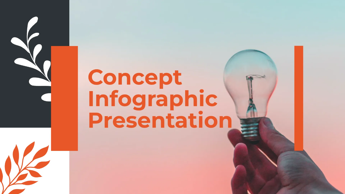 Free Concept Infographic Presentation Template to Edit Online