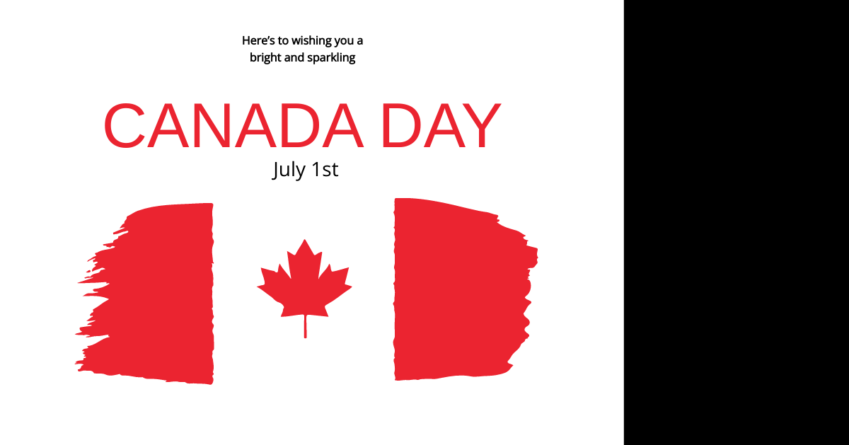 Canada Day Linkedin Post Template
