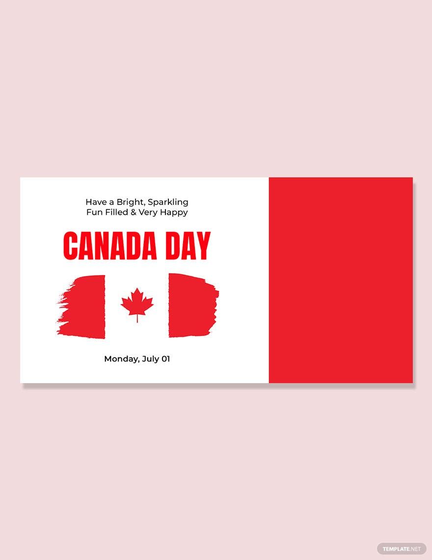 Canada Day Linkedin Post Template