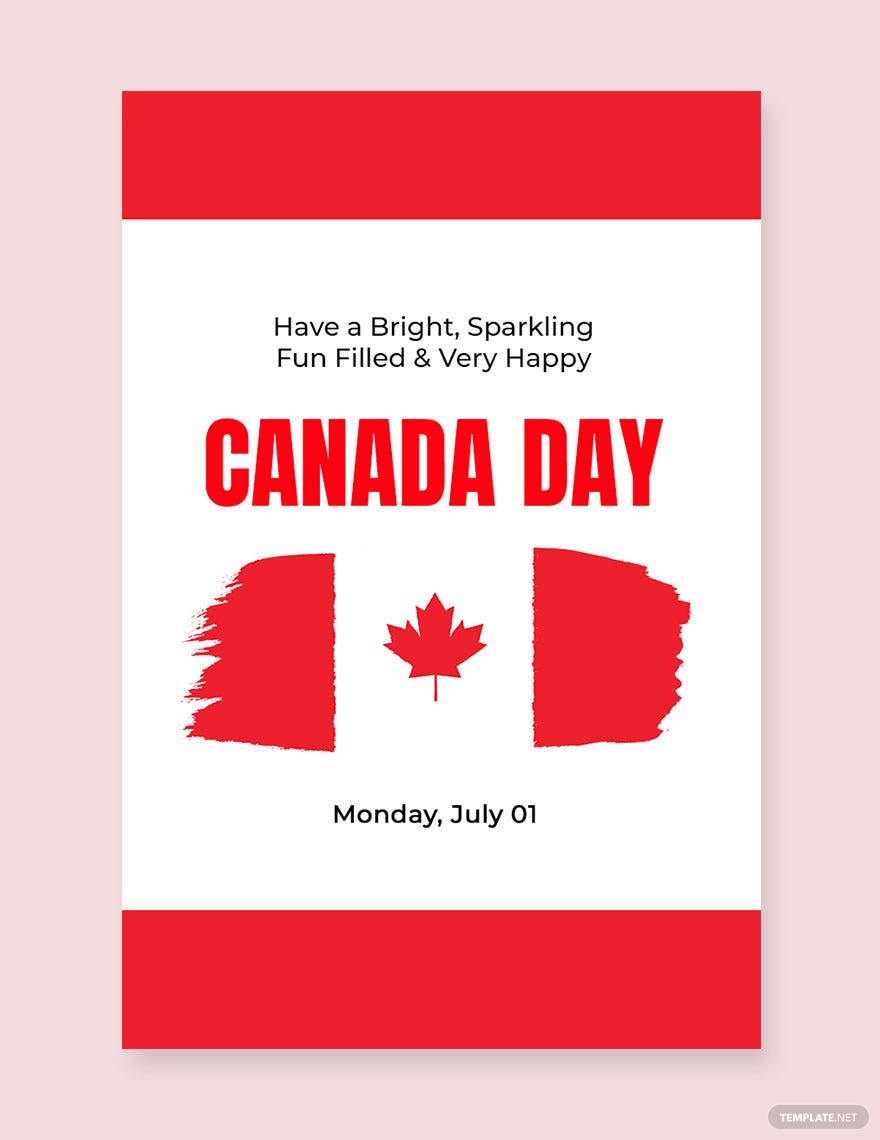 Free Canada Day Pinterest Pin Template