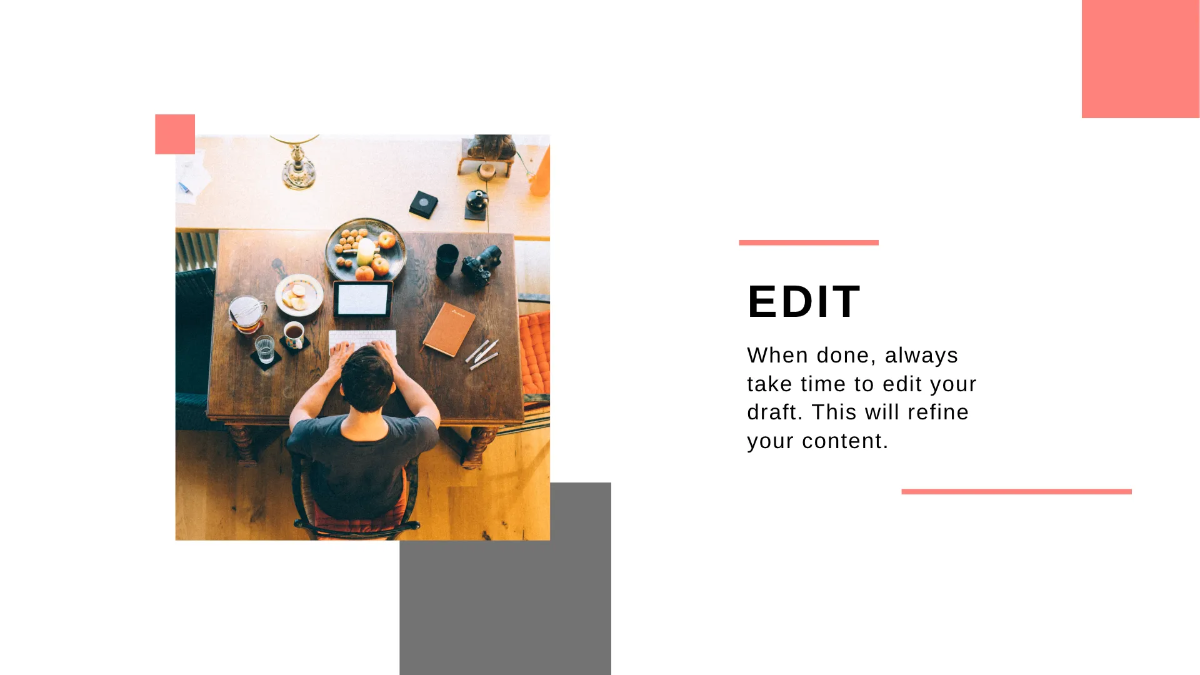 Free Process Infographic Presentation Template to Edit Online