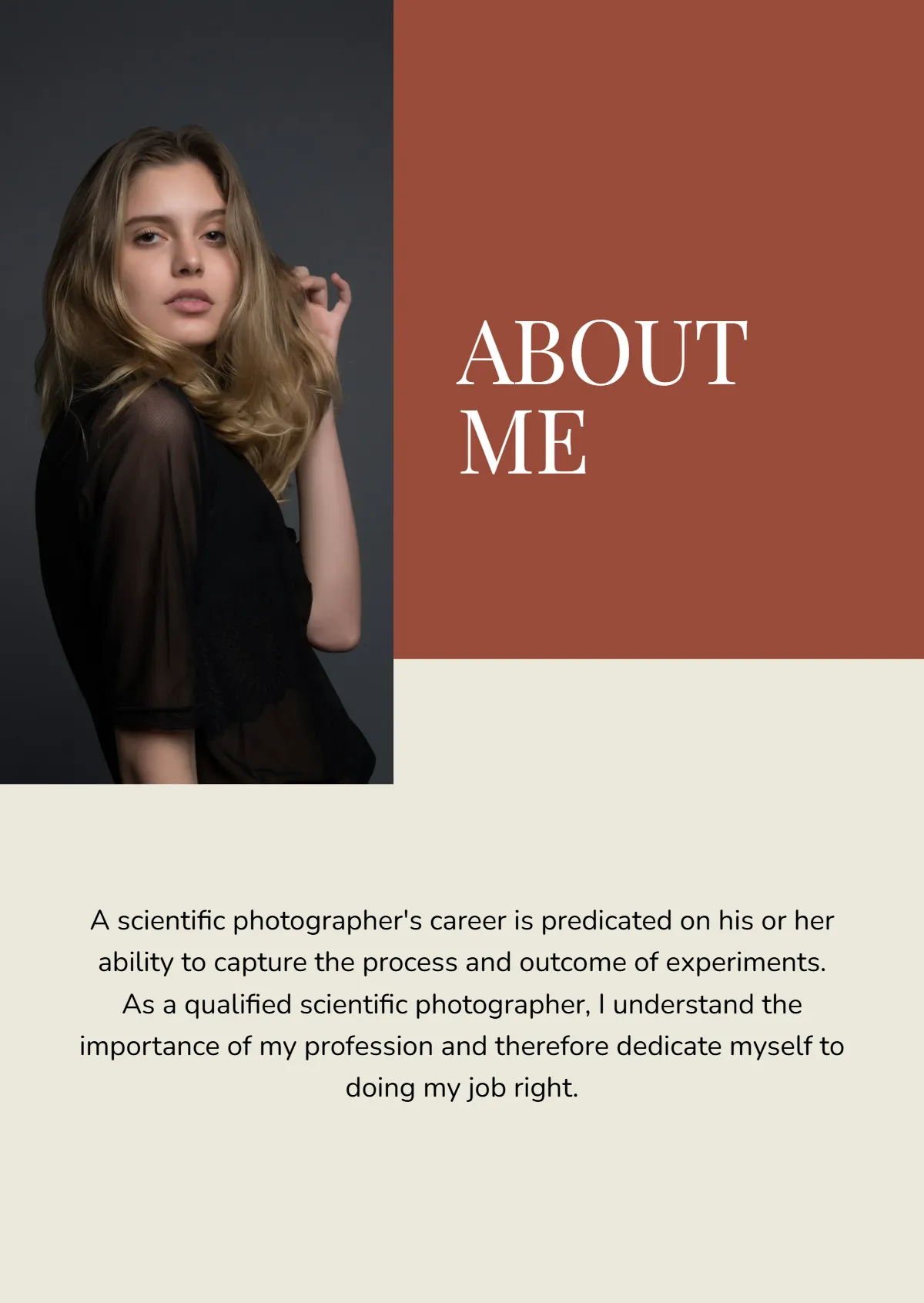 Free Professional Photography Portfolio Template to Edit Online