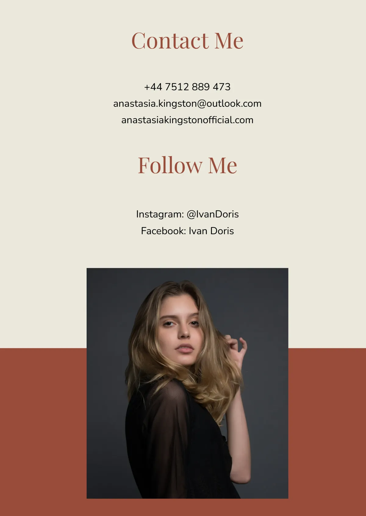 Free Professional Photography Portfolio Template to Edit Online