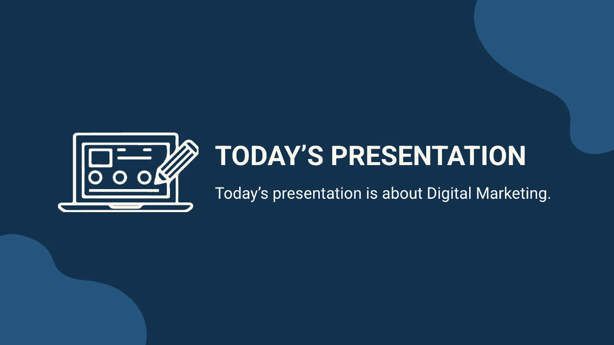 Free Digital Marketing Infographic Presentation Template to Edit Online