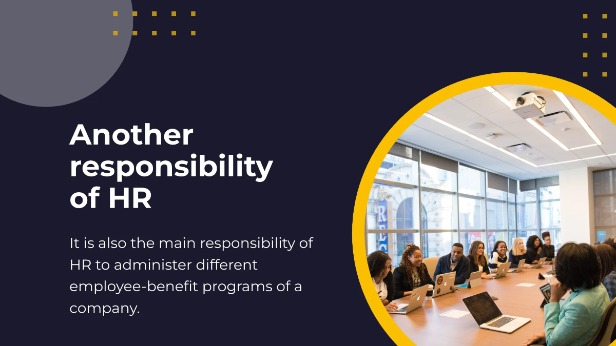 Free HR Infographic Presentation Template to Edit Online