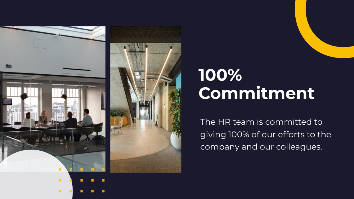 Free HR Infographic Presentation Template to Edit Online